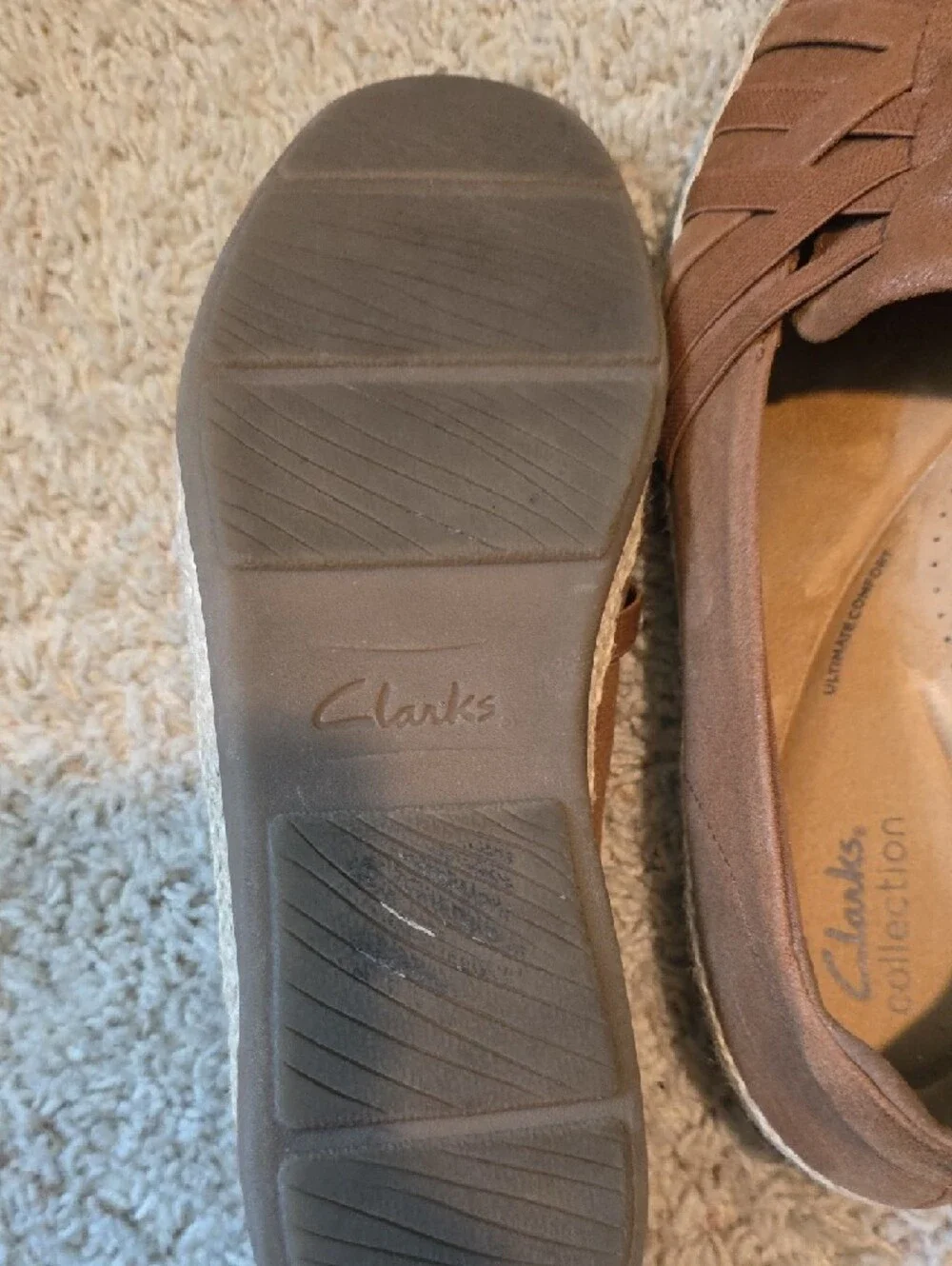 Clarks slip espadrilles